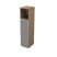9ПЛ.004.10 Пенал со стеклом и нишей (400x450x1645) , левый (Teakwood)