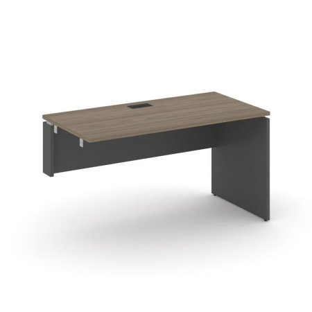 Стол-приставка к опорным элементам SN-D.OPRS-024(L) (1580х800х750) (Вяз Благородный/Антрацит)