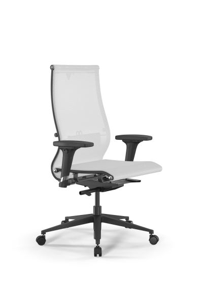 Кресло для руководителя Метта SynchroSit 10 B2-107D - T /Km00/Nb00/D02P(M23.B11.G19.W02) (Белый)