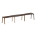 Рабочая станция на 3 рабочих места на А-образном м/к Metal System Style БА.СМ-3.3 4200x720x750 (Дуб наварра/Серый металл)