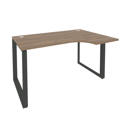 Стол эргономичный правый на О-образном м/к Onix O.MO-SA-2R 1380x980x750 (Дуб Аризона/Черный металл)