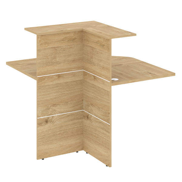 Модуль угловой внутренний высокий левый Onix О.R-MU.VNUL 1195x1195x1160 (Тиквуд Светлый)