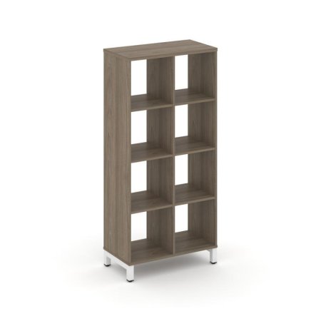 Каркас стеллажа 4 яруса SN.KS-420 (754х400х1615) (Вяз Благородный/Металл Белый)