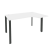 Стол эргономичный правый на П-образном м/к Onix O.MP-SA-2R 1380x980x750 (Тиквуд Темный/Белый Металл)