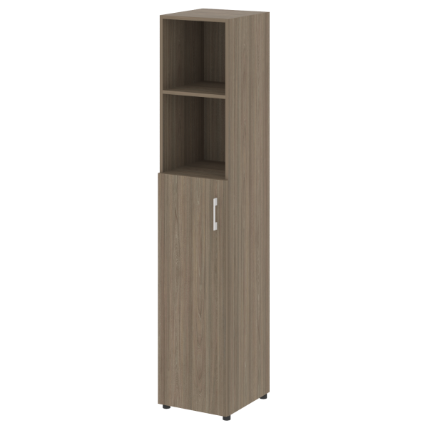 Шкаф высокий узкий нужен топ левый LT.SU 1.6 L 400x450x1990 (Вяз Благородный)