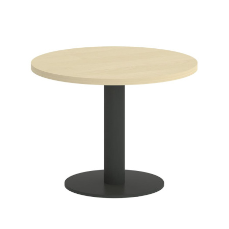 Стол журнальный круглый VR.SP-5-60.1G 600x600x450 (Клен/Антрацит Металл)