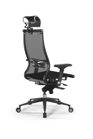 Кресло для руководителя Метта Samurai L2-9D - TS /Kb00/Nb00/D04P/H2cL-3D(M06.B11.G21.W04) (Черный)