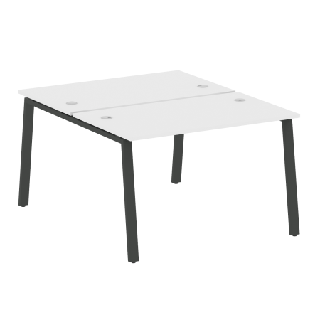 Рабочая станция Metal System Style БА.РАС-СП-2.2 1200x1475x750 (Белый/Антрацит металл)