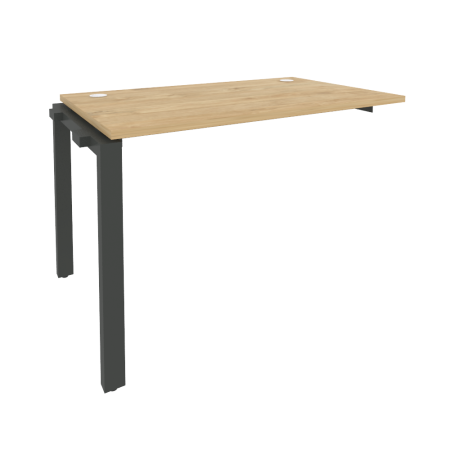 Наборный элемент рабочей станции на П-образном м/к Onix O.MP-1.NRS-2.7 1180x720x750 (Тиквуд Светлый/Черный металл)