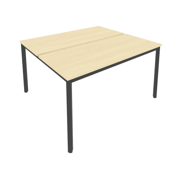 Рабочая станция на металлокаркасе Slim С.СП-5.2 1380x1235x750 (Клен/Антрацит металл)