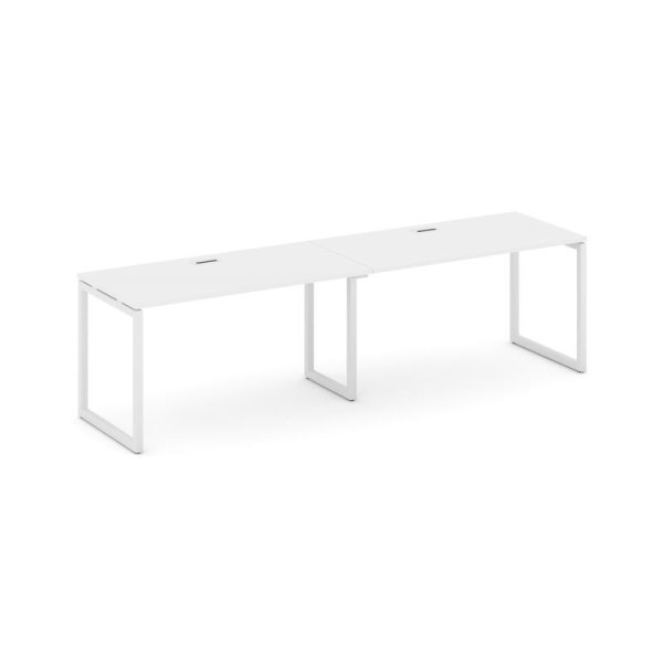 Рабочая станция 1 сторонняя SN-4O.ORS-011 (1960х700х750) (Белый/Металл Белый)