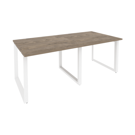 Стол переговорный Onix O.MO-PRG-2.1 1960x980x750 (Тиквуд Темный/Белый Металл)