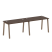 Рабочая станция на 2 рабочих места на А-образном м/к Metal System Style БА.СМ-2.2 2400x720x750 (Дуб наварра/Серый металл)