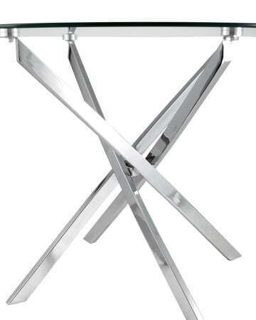 Стол Hydra D100 (Стол обеденный Гидра прозрачный)
