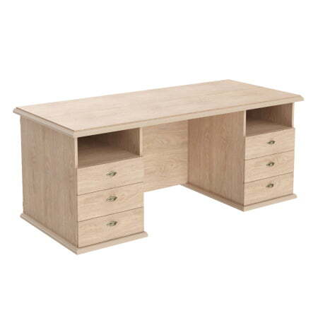 Стол руководителя двухтумбовый Raut RSDT 188 1800x800x750 (Дуб Девон)