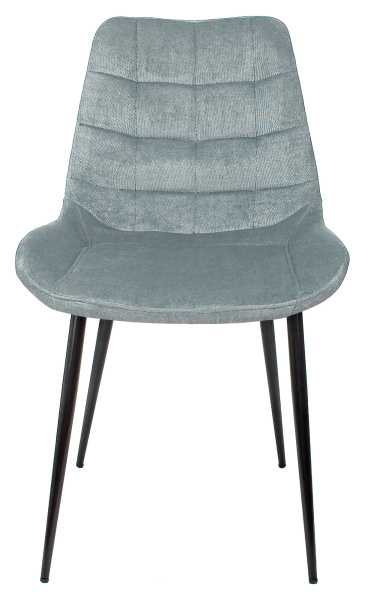 Стул для кухни KF-6 серо-голубой Light 28 металл черный на ножках (KF-6/LT28) (Серо-голубой)