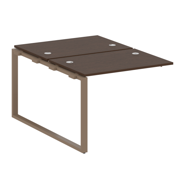 Проходной наборный элемент рабочей станции Metal System Style БО.ПРС-СП-2.1 1000x1475x750 (Венге Цаво/Мокко металл)