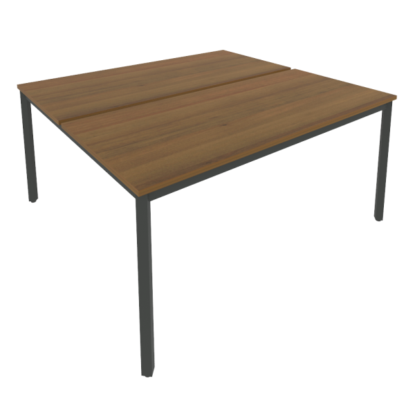 Рабочая станция на металлокаркасе Slim С.СП-6.3 1580x1475x750 (Орех/Антрацит металл)