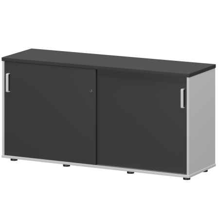 Тумба-купе Смарт СМТ-15.7К Тип2 1496x444x750 (Белый/Графит)