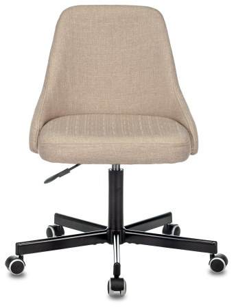 Кресло CH-340M миндальный каппучино 38-402 крестов. металл (Бежевый)