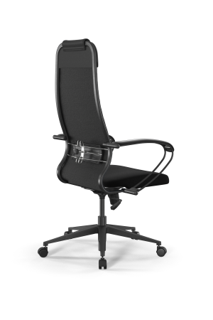 Кресло для руководителя Метта Sit 10 B1-127K - Fabric(19) /Ub02/Wh12/K1bL(M09.B11.G19.W02) (Черный)