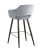 Стул барный Саймон велюр серый (Стул барный Саймон серый)