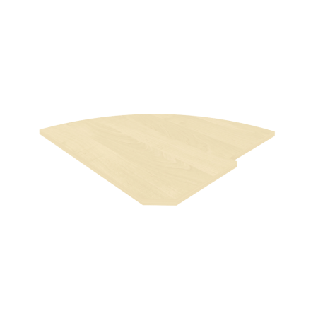 Полка для угловой секции завершающий элемент Riva А.РС-5.2 815x815x22 (Клен)