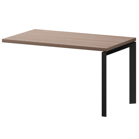 Конференц-приставка на металлокаркасе Акцент КТМ-03.38 1350x800x750 (Темный шимо)