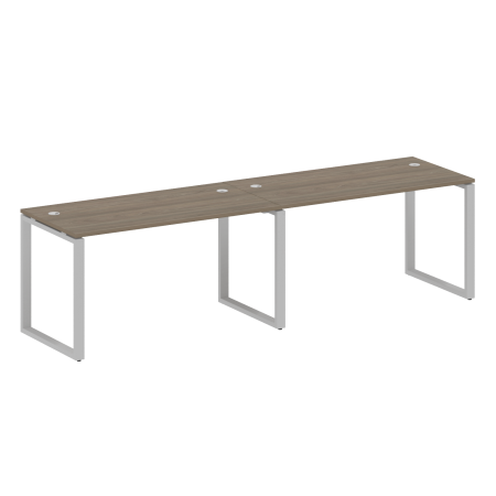 Рабочая станция Metal System Style БО.СМ-2.3 2800x720x750 (Вяз/Серый металл)