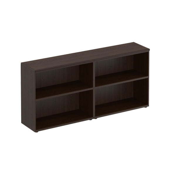 Стеллаж низкий 4-створчатый с топом (без дверей) Mark МК 751 1804x404x850 (Дуб валенсия)