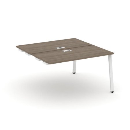 Стол-приставка к опорным элементам SN-6A.DPRS-014 (1580х1432х750) (Вяз Благородный/Металл Белый)