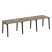 Рабочая станция на деревянных опорах Onix Wood OW.RS-3.1.8 2940x800x750 (Тиквуд Светлый/Дуб Темный)