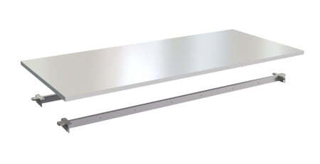 Столешница одинарная 160 Steel 11160 1600x700x25 (Белый)