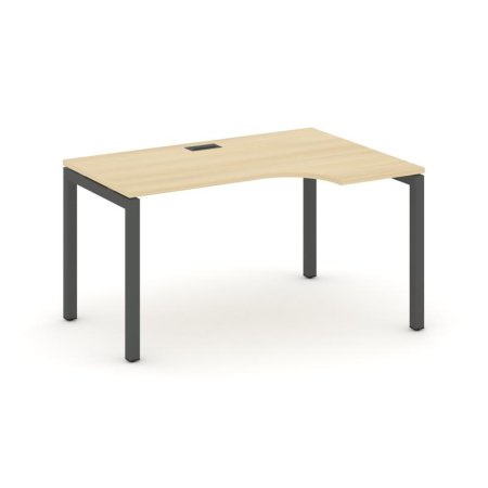 Стол рабочий эргономичный SN-5P.SPA-011(R) (1380х700/980х750) (Акация Лорка/Металл Антрацит)