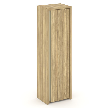 Гардероб узкий Corner COR.GB-1 (R) (600x450x2000) (Гикори Песочный-Ваниль)