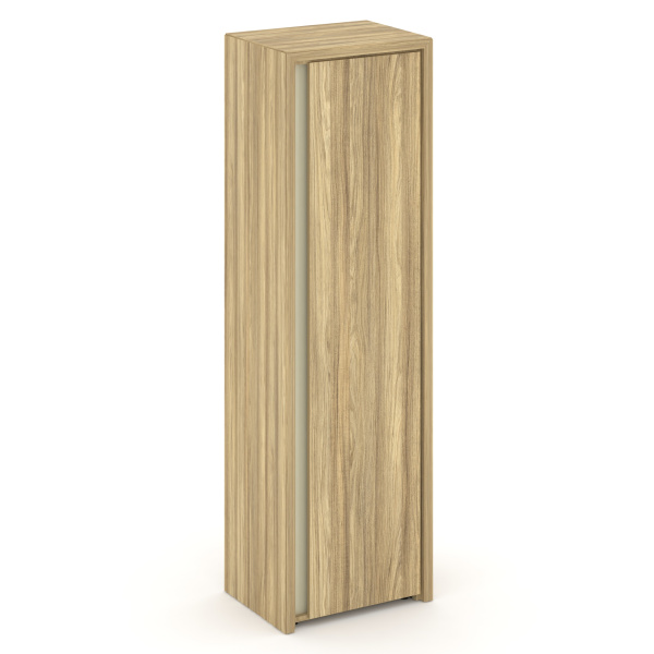 Гардероб узкий Corner COR.GB-1 (R) (600x450x2000) (Гикори Песочный-Ваниль)