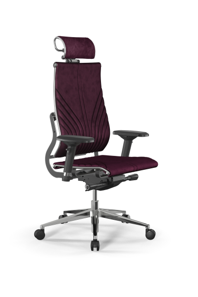 Кресло для руководителя Метта Y 2DM B2-12D - GoyaLE /Kc31/Nc31/D04P/H2cV-3D(M26.B32.G25.W03) (Фиолетовый)
