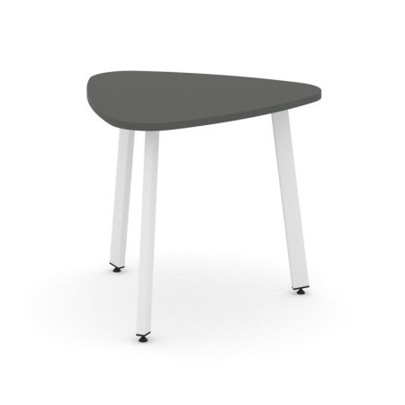 Стол переговорный SN-6.SPRG-70.3 (900х900х750) (Антрацит/Металл Белый)