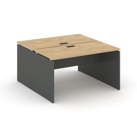 Рабочая станция 2-х сторонняя SN-D.DRS-021 (980х1632х750) (Тиквуд Светлый/Антрацит)