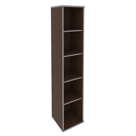 Стеллаж узкий высокий Style Л.СУ-1 412x410x1980 (Венге Цаво)