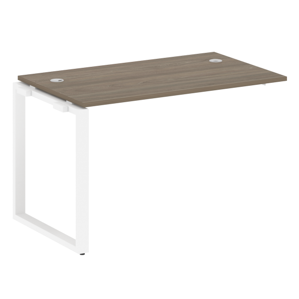 Проходной наборный элемент рабочей станции Metal System Style БО.ПРС-СП-1.2 1200x720x750 (Вяз/Белый металл)