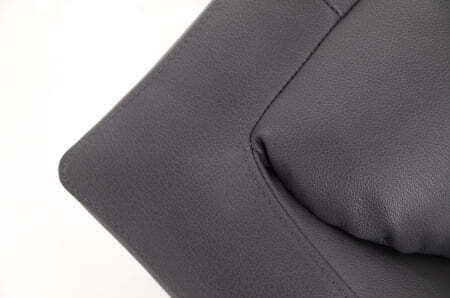 VOLTA Диван 2-местный (ЧЕРНЫЙ/КОЖА)