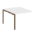 Проходной наборный элемент переговорного стола Metal System Style БП.ППРГ-1 1000x1235x750 (Дуб Наварра/Серый металл)
