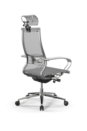 Кресло для руководителя Метта Samurai L2-5K - TS /Kc00/Nc00/K2cL/H2cL-3D(M26.B32.G25.W03) (Белый)