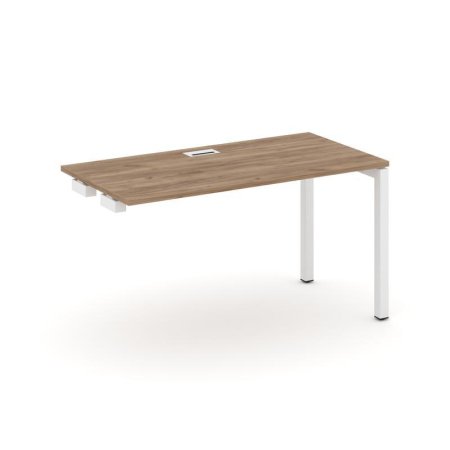 Стол-приставка к опорным элементам SN-5P.OPRS-004 (1580х600х750) (Дуб Табак/Металл Белый)