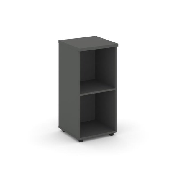 Стеллаж низкий узкий SN.STU-300 (400х400х833) (Антрацит)