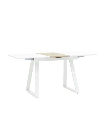 Стол обеденный Детройт раскладной 120-160*80 белый (Стол обеденный Детройт белый)