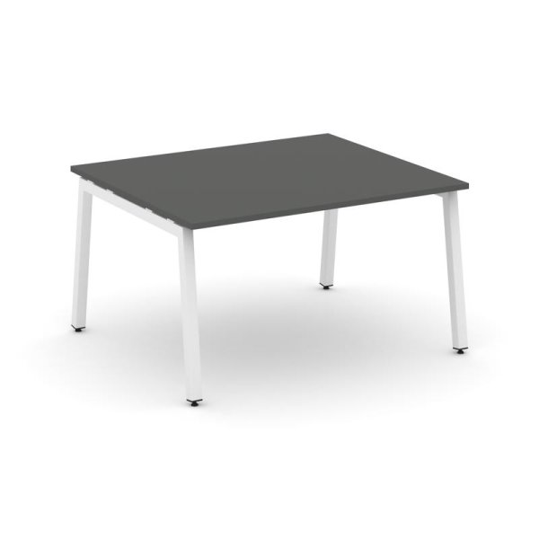 Стол переговорный SN-5A.SPRG-032.3 (1180х1180х750) (Антрацит/Металл Белый)