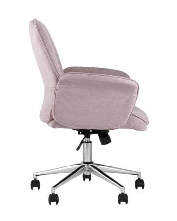 Стул офисный Simona розовый (Офисное кресло Simona розовый)
