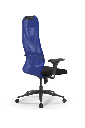 Кресло для руководителя Метта Sit 8 B1-8D - X1+UMF(X1) /Uh00/Wh00/D02P(M09.B11.G19.W02) (Синий | Черный)